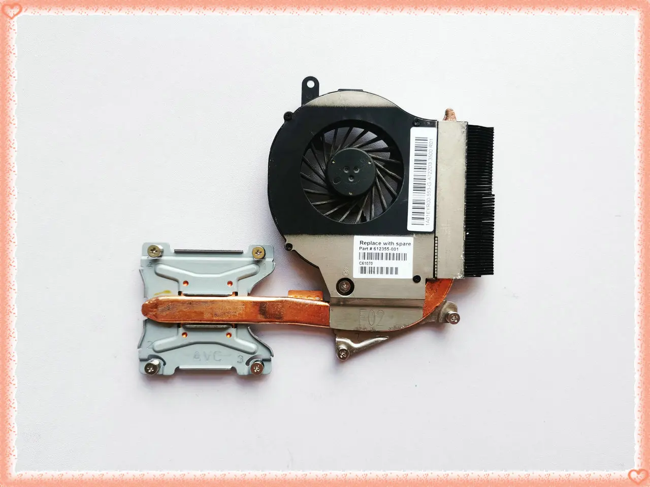 Для HP Pavilion G72 CQ62 G62 G62-B35SG fan и независимый тепловой модуль 612355-001 612354-001, радиатор