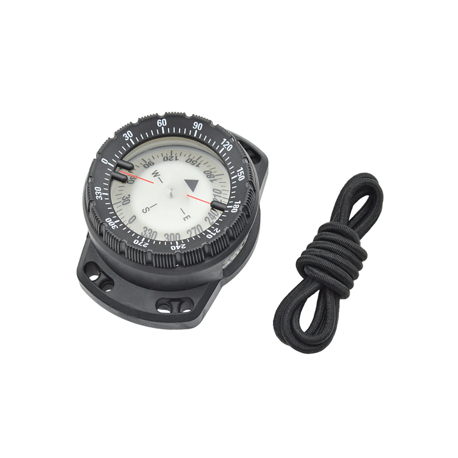 

Professional Accurate Waterproof Sailing Swimming Compass Underwater 50m Work With Elastic Cord Luminous Plate For Sea Diving