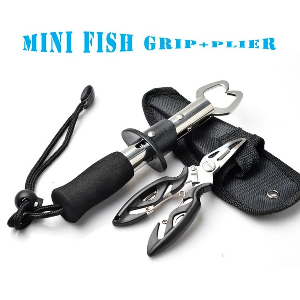 

Fish Control Device Pliers Set Fish Catching Device Fish Taking Pliers Scales with Ruler Grips Straight Handle T-shaped Tools