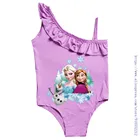 Детский купальник Disney Холодное сердце, Эльза и Анна, купальная Одежда для девочек, летнее платье принцессы без рукавов