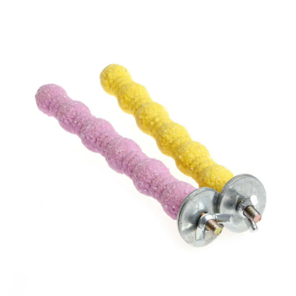 Игрушка для птиц жевательный попугай шлифовальный цветной подвесной кронштейн