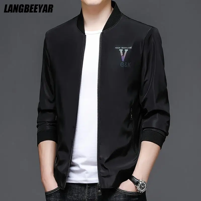 

Top Grade Brand Casual Fashion Streetwear Jacket Men Spring Autumn New Windbreaker Bomber Classic Coats Mens Clothing 2021