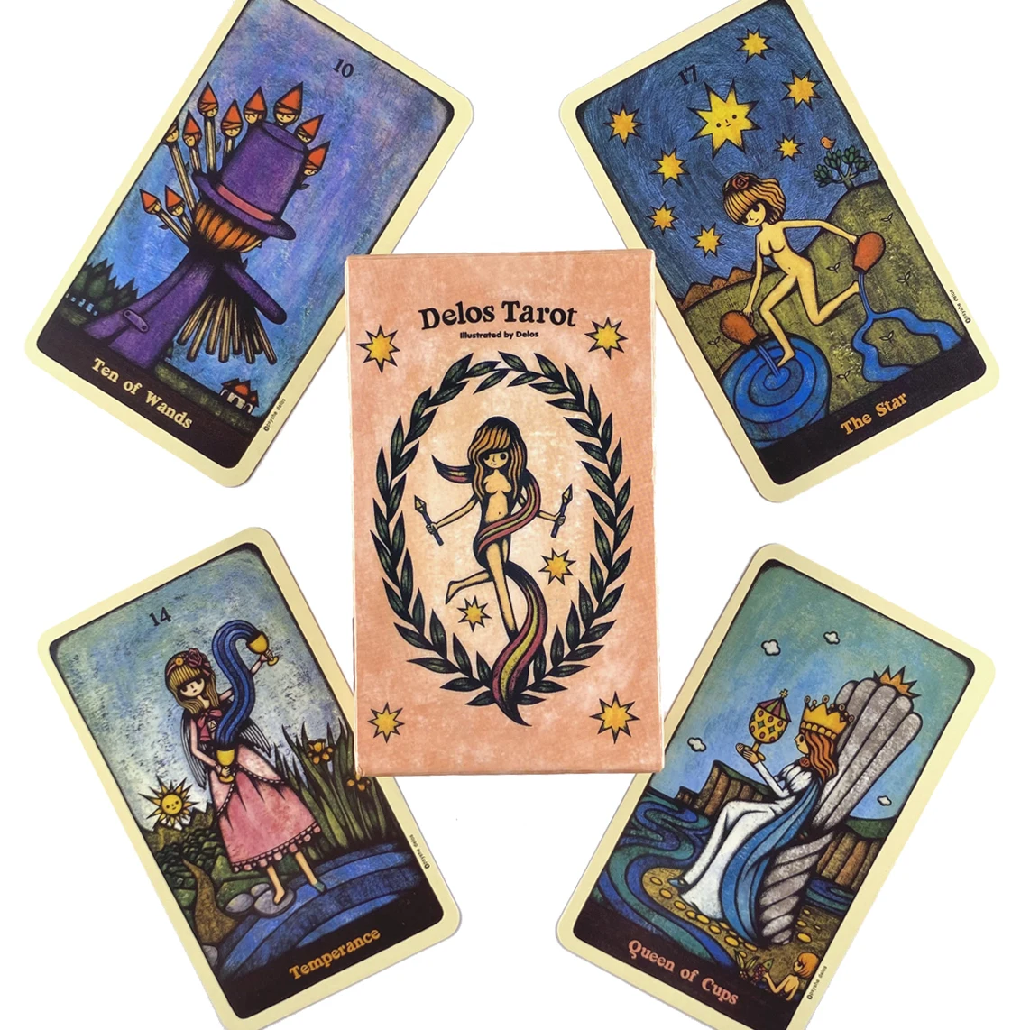 Настольная игра Delos Tarot Deck для отдыха вечерние Ринок высококачественные