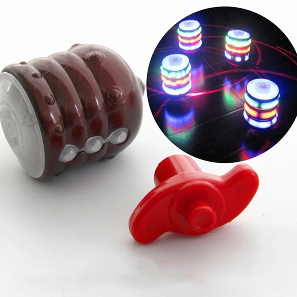 

1Pcs Led Glowoing Gyro Toy Colorful Light Up Flash Light-emitting Gyro Magic Music Children Kids Boys Toy Gift