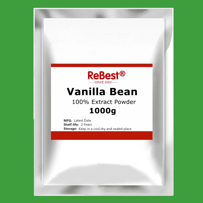 Лучший 100% супер порошок экстракта ванильной фасоли пищевые добавки