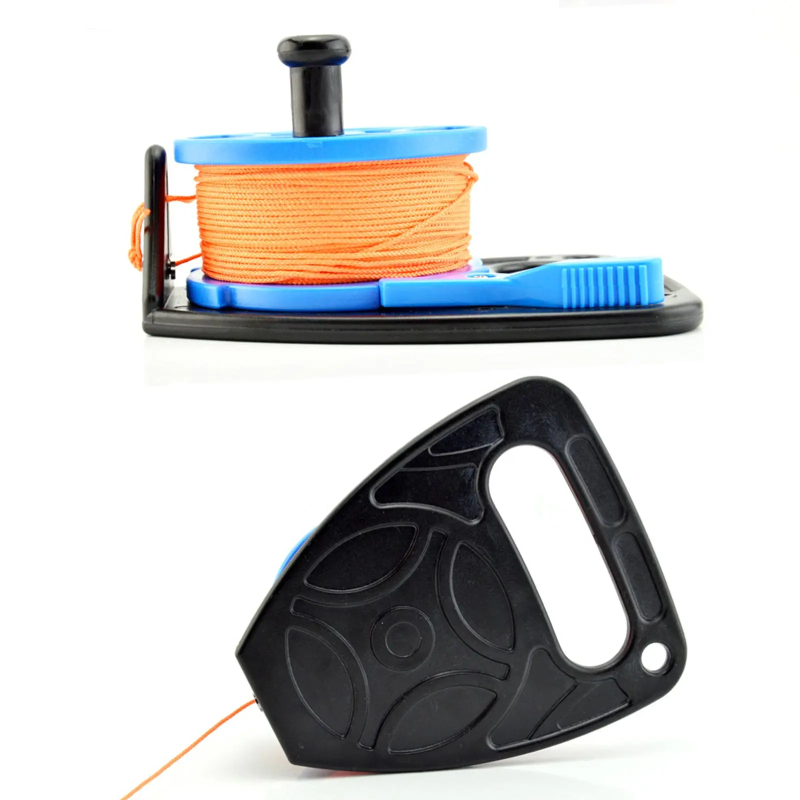 

Diving Handle Reel Diving Cave Reel For Underwater Scuba Wreck Cave Diving Snorkeling Accessorie Portable With Thumb Holder Line