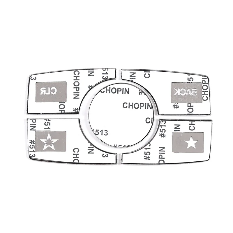 

Aluminum Alloy Console Multimedia Knob Switch Button Cover Sticker Car Accessories For Mercedes Benz A B Class CLA GLA ML GL