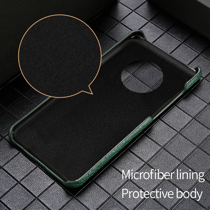 Роскошный чехол для телефона из натуральной кожи страуса Oneplus 7T 7 Pro 6 6T 7TPRO 9 задняя