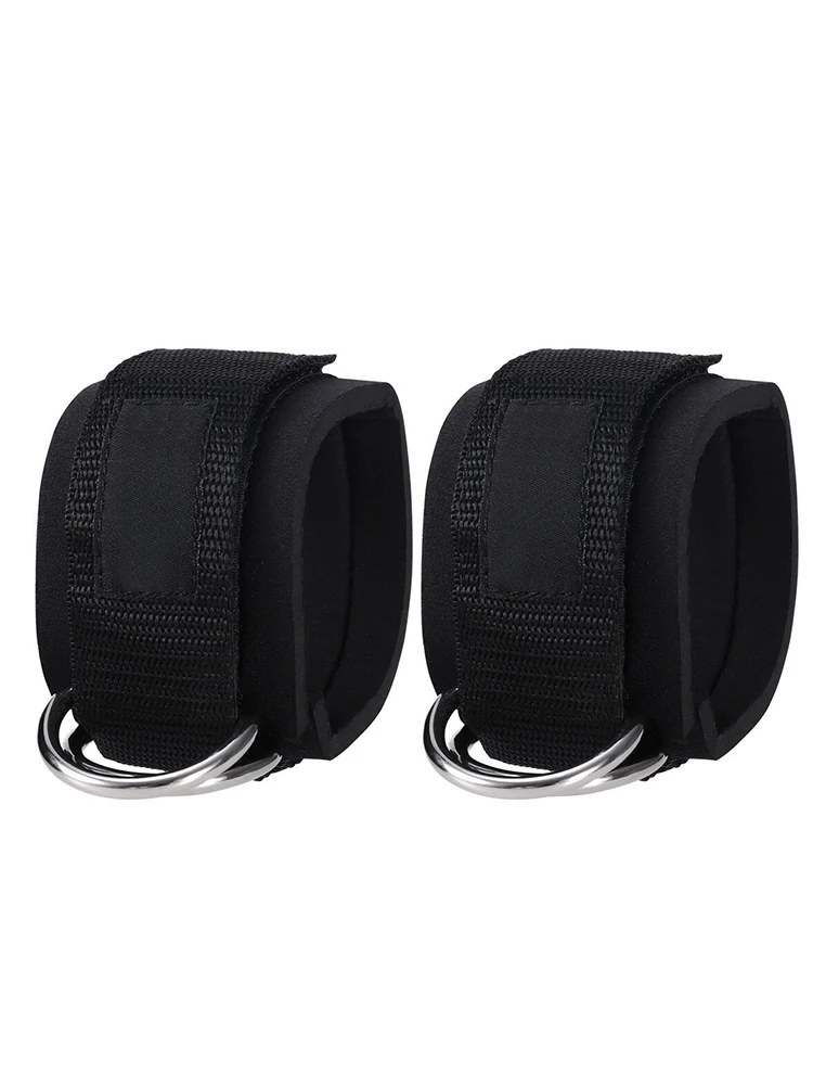 

D-ring Ankle Strap Gym Cable Attachment Leg Strength Training Fitness Equipment