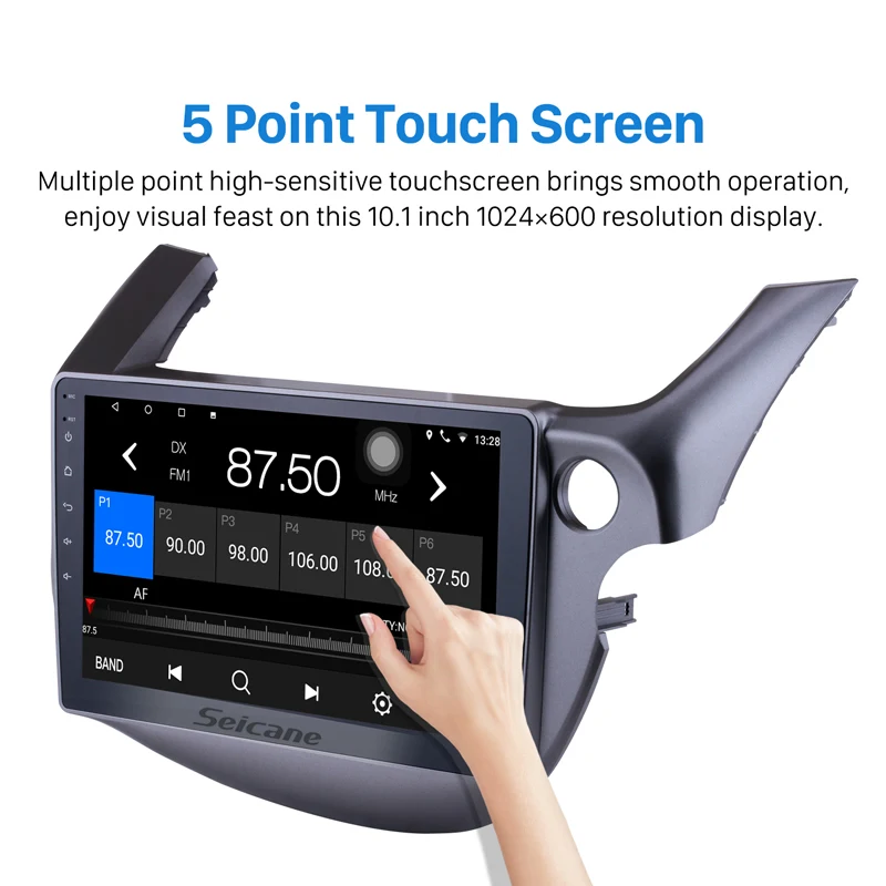 Seicane 2Din автомобильный GPS Android 9 0 стерео HD 10 1 &quotАвторадио Navi плеер для HONDA FIT JAZZ RHD 2007