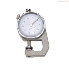 Толщиномер циферблата 0-10 мм, измеритель толщины кожи и бумаги, для флима