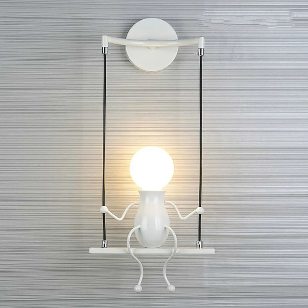 

Modern LED Iron Chandeliers home bedroom living room decoration lighting sconce light Bedroom reading Bedside chandelier light