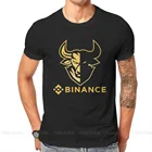 Binance криптовалюты TRX криптовалюты Майнер футболка Harajuku панк Футболка уличная одежда мужская из чистого хлопка с коротким рукавом топы