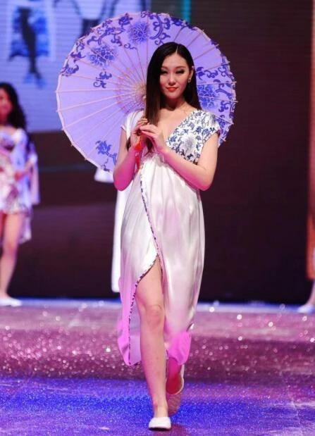 Зонт женский Шелковый в японском стиле декоративный бумажный зонтик для древних