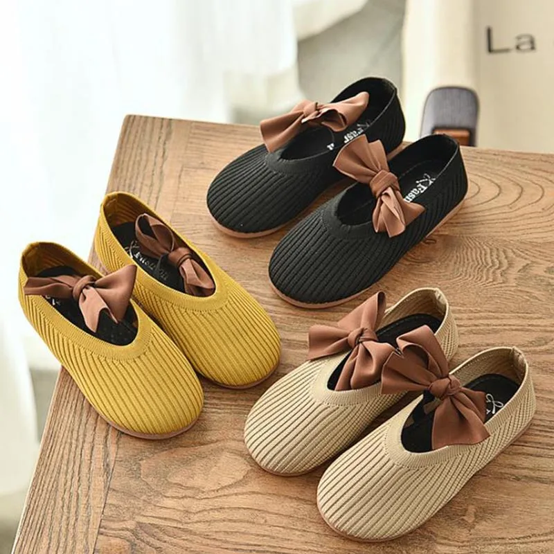 

Кроссовки для девочек с бантом; Тонкие туфли; Сезон весна-лето; Обувь с закрытым носком для маленьких девочек; Обувь принцессы; 2019