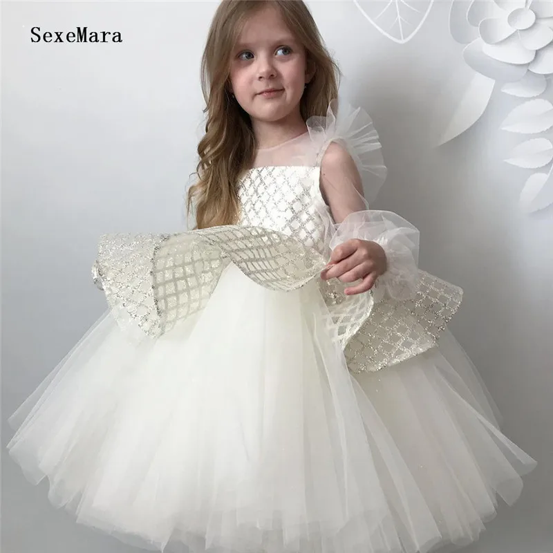 

Индивидуальные платья на день рождения для маленьких девочек, фатиновое платье принцессы для свадебной вечеринки, детские платья на первый...