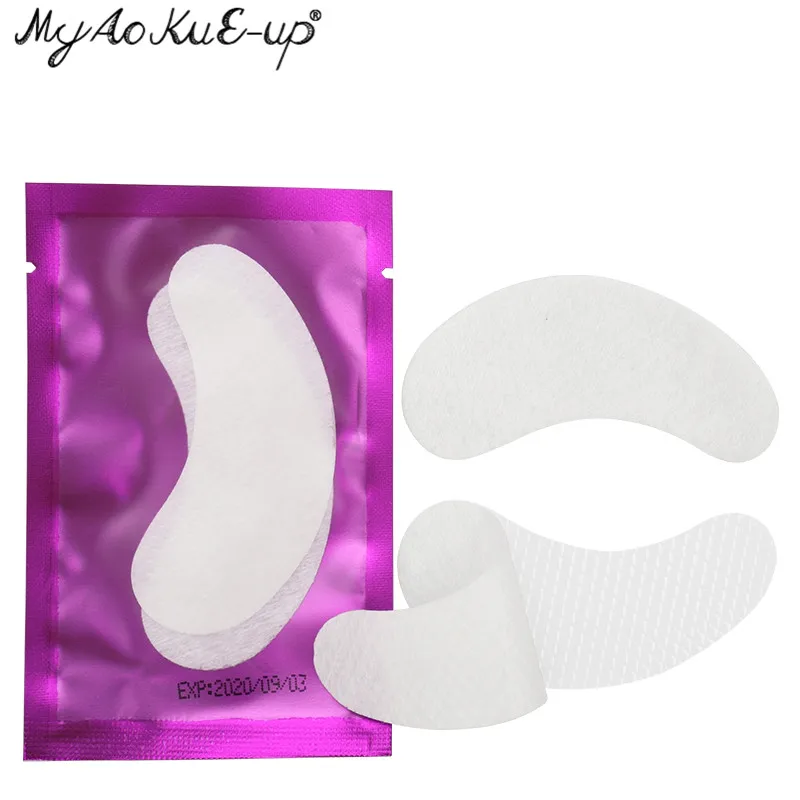 Hot Under Eye Pads Stickers Patches Eyelash Extension 200 Pairs Lash Paper Application Make Up Tools | Красота и здоровье