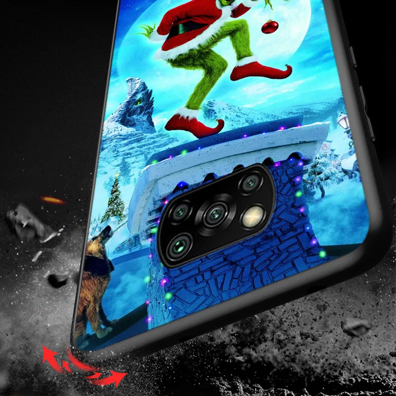 

The Green of Monster Grinch For Xiaomi Poco X3 NFC M2 X2 F2 C3 M3 Pocophone F1 Pro Mi Play Mix 3 A2 A1 6 5 lite Phone Case