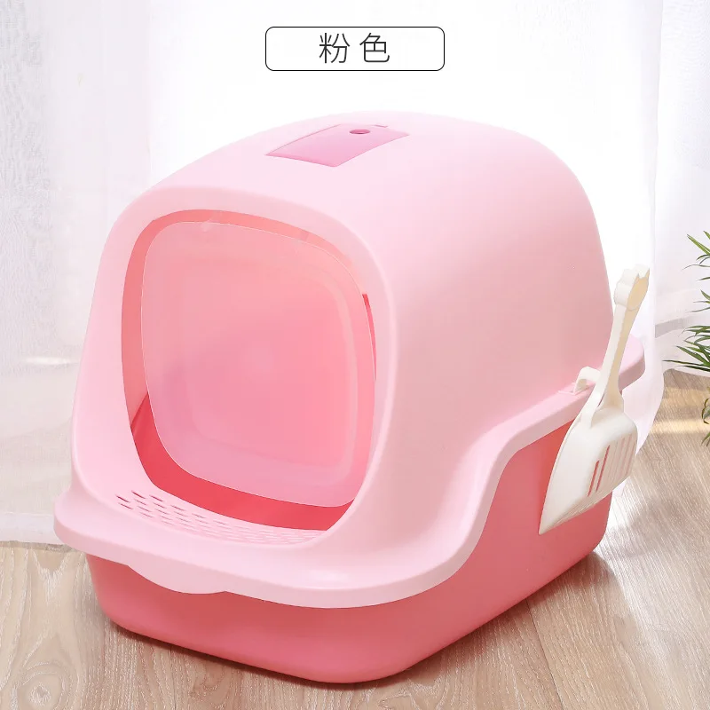 

Anti-Splashing Cat Litter Box Deodorant Cat Toilet Bowl Cat Toilet Litter Box Splash-Proof Big Cat Litter Box Cat Supplies
