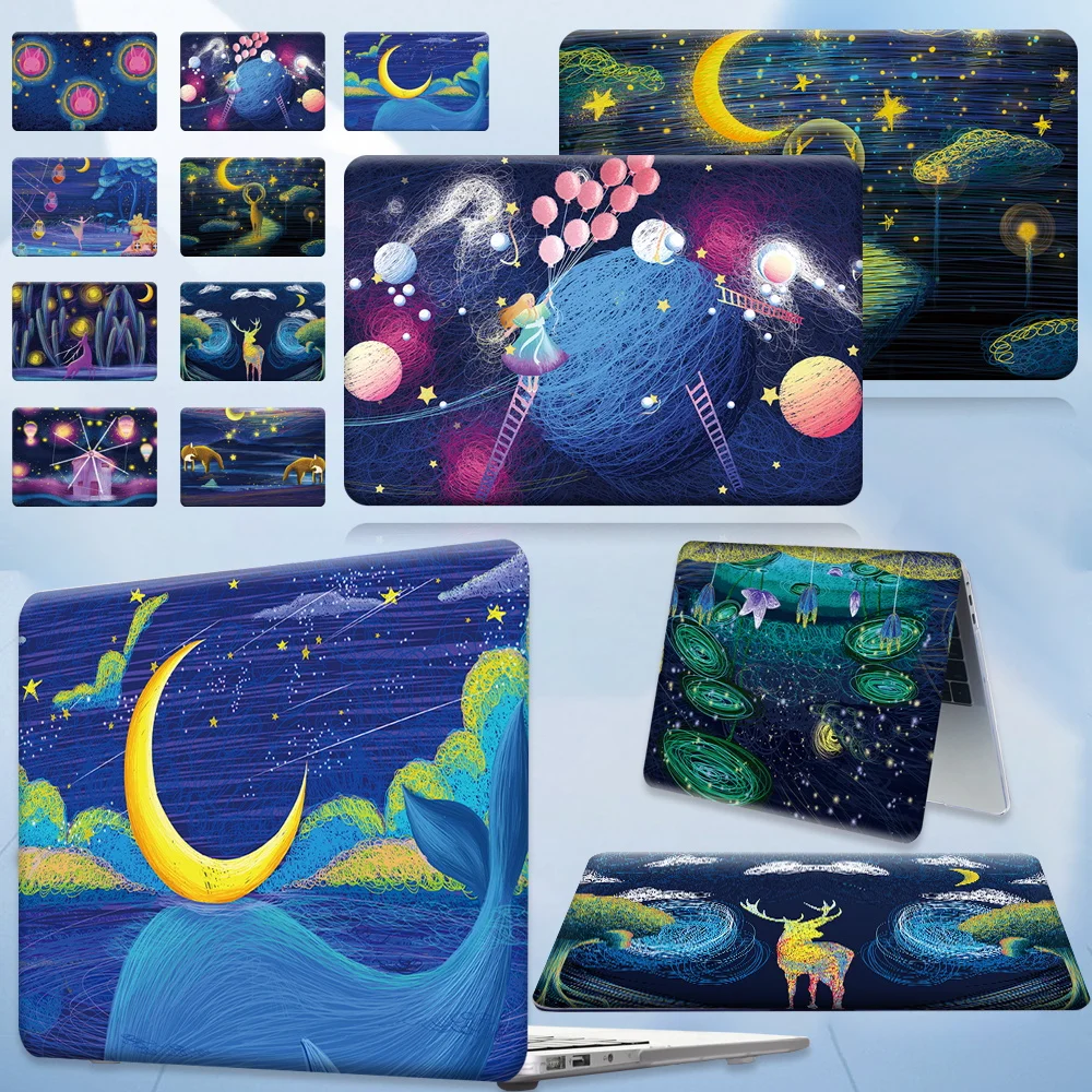 

For Apple MacBook Pro 13 A2338 M1 2020 /Air 11/Air 13" Touch Bar/Pro 15/Pro 16" A2141 Retina Scratch Resistant Laptop Hard Shell