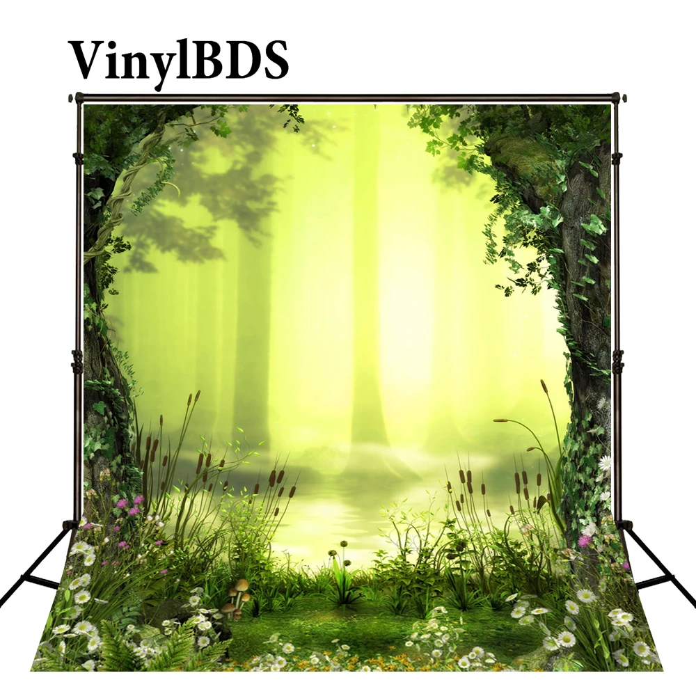 

VinylBDS Scenic Photography Backdrops Nature Scenic Background Children Backdrop Forest Fantasy Background for Newborn Shoot