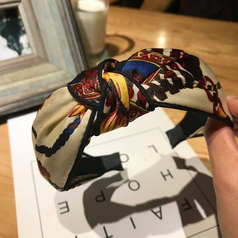 

New Fashion Women Luxuriant Color Block Hair band for Elegant Girl Gorgeous Hair Accessories Headwear Headband