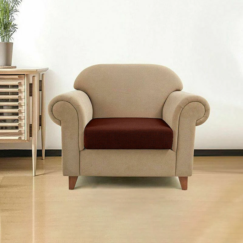 

1pc Waterproof Seats Stretchy Sofa Seat Cushion Cover Couch Slipcovers Protector