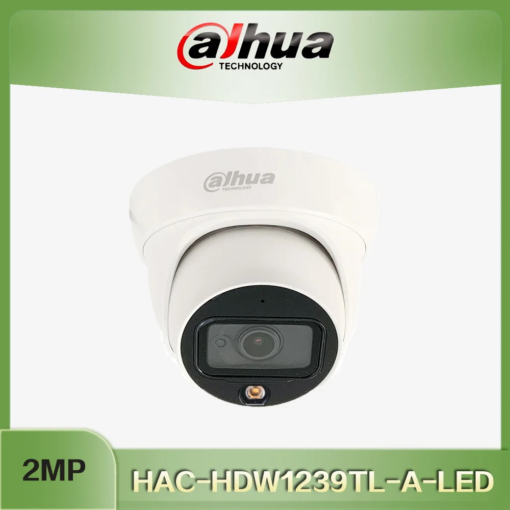 

Dahua 2mp HDCVI Camera HAC-HDW1239TL-A-LED 1080p Built-in mic Full-color Starlight HDCVI Eyeball Camera HAC-HDW1239TL-LED