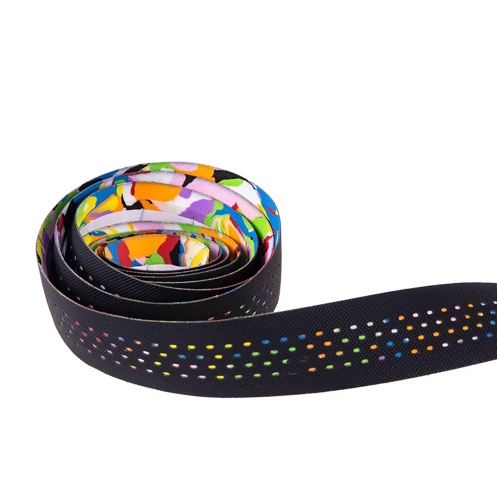 

Camouflage Bicycle Handlebar Strap Bicycle Accessories Road Bike Non-slip Handlebar Strap PU Leather Handlebar Strap