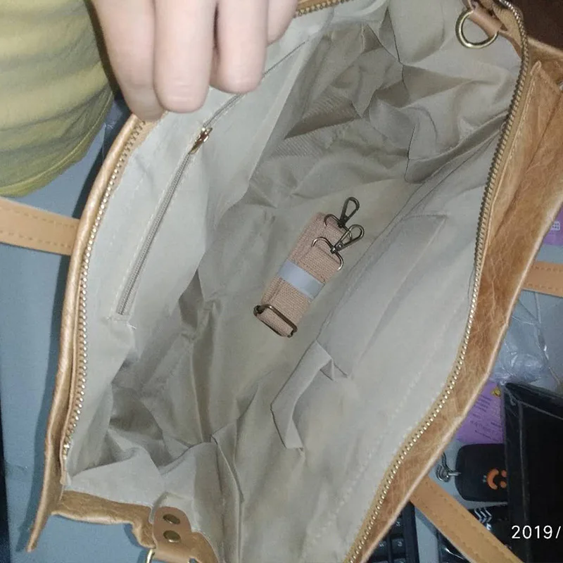 

Women Latest Fashion Handbags Lady Shoulder Bag Kraft Paper Totes Messenger Bag Washable Tear-resistant Environmentally Friendly