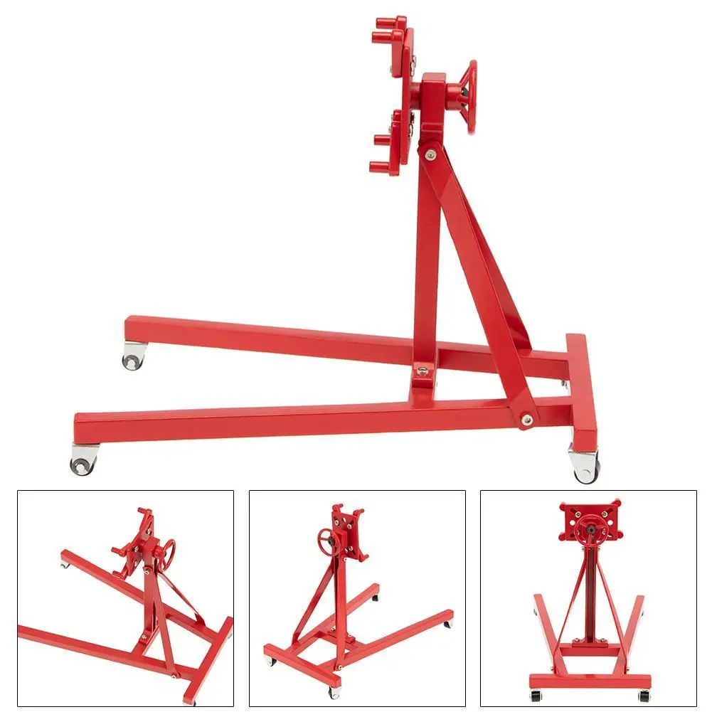 

Simulation Model 1/10 Garage Series Decorations Ornaments Engine Maintenance Turnover Frame Engine Rotating Table