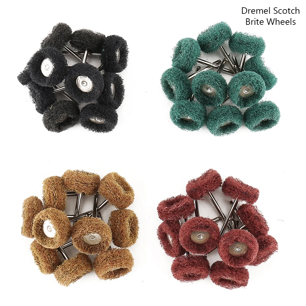 

Шлифовальная мини-щетка, абразивный круг из нейлонового волокна, шлифовальная насадка, Полировочный диск 25 мм, 40 шт./компл.