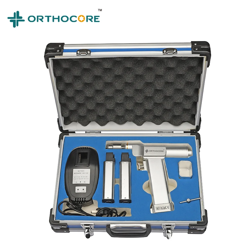 Taladro quir&uacute;rgico ortop&eacute;dico, el&eacute;ctrico, m&eacute;dico, para huesos, 14,4 v-2