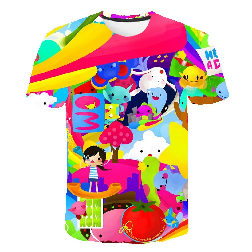

021 New Good Quality Factory Price Fashion Hot Selling Children's Decoration Short-Sleeved T-Shirt3D Sports Adventure pattern