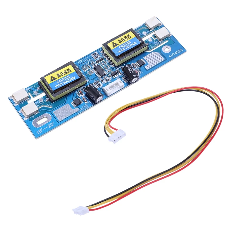 Avt4029 универсальный инвертор замена Ccfl ЖК монитор 4 лампы 10-29 в для 15-22 дюймов