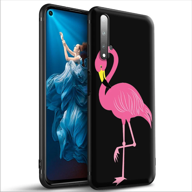 Силиконовый чехол с изображением ананаса Фламинго кактуса для Huawei Honor V30 30 8 8A 8X 8C 9