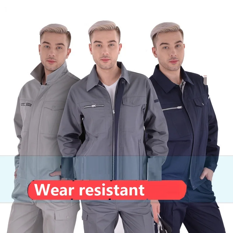 Рабочая одежда мужская и женская комплект осенней одежды фабричная униформа для