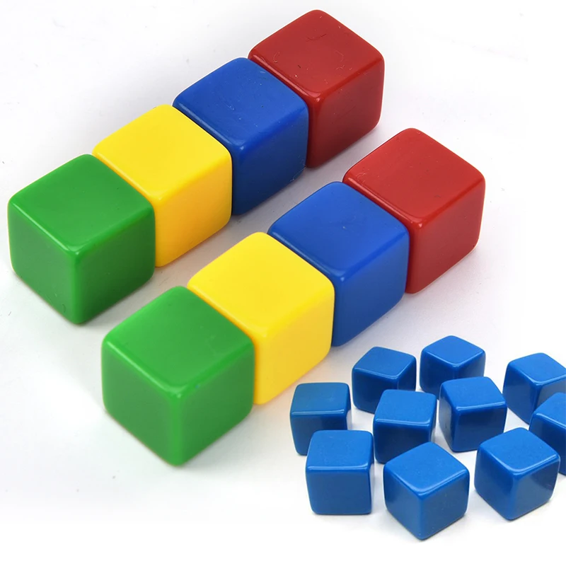 

10 Pcs Blank Dice Ktv Party Family Paintless Plain Engravable DIY Poker Gambling Dice Chess Board Game Printing Engraving