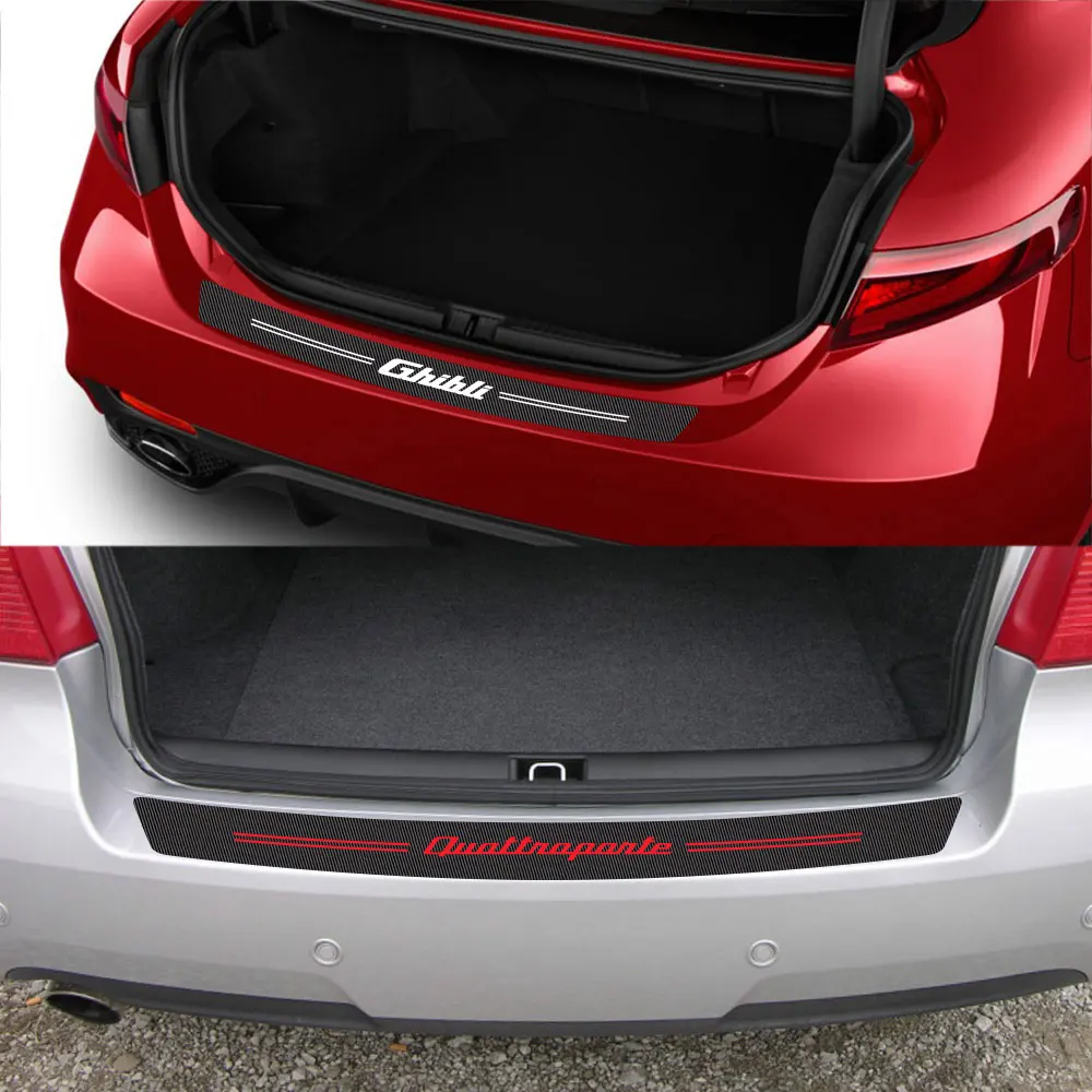 Наклейки на задний бампер автомобиля наклейки багажник виниловая пленка