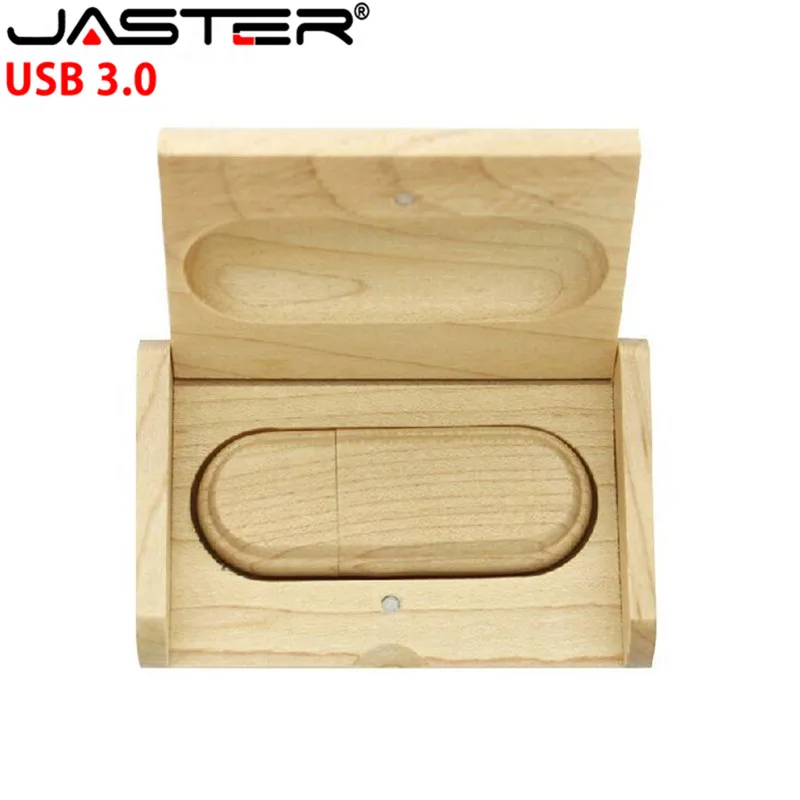 JASTER настраиваемый логотип флеш накопитель USB 3 0 4 ГБ 8 16 32 флешки из кленового