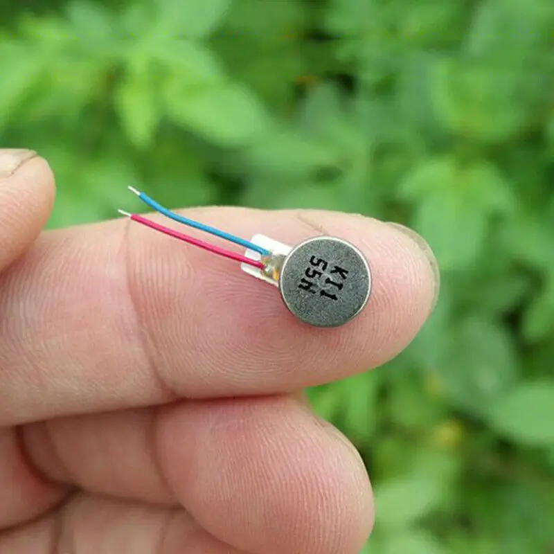8mm*3.4mm DC 3V 3.7V Micro 8mm Round Motor Button Coin Type Vibration Vibrating Small Tiny Vibrator DIY Toy Massager | Строительство и