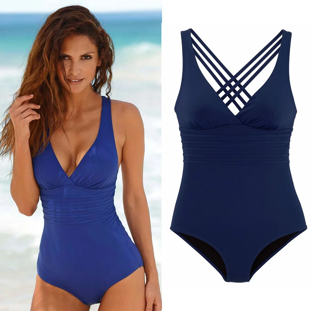 Винтажные цельные купальные костюмы для женщин плюс размер купальная одежда 2020