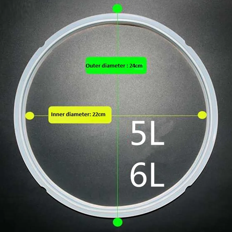 Резервуар для скороварки 4 л из нержавеющей стали с силиконовым уплотнительным