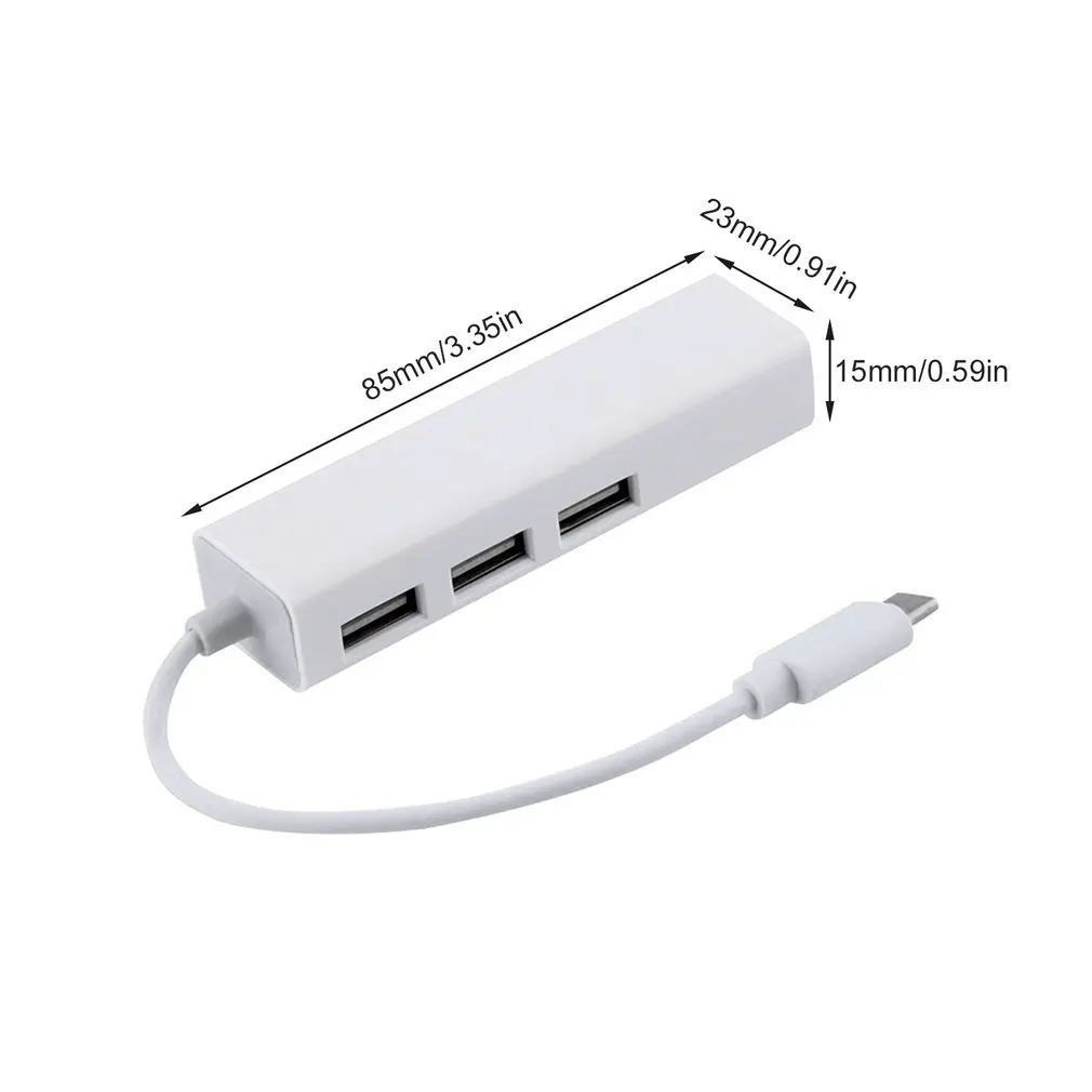 Высокое качество USB 3 1 Type C с несколькими портами концентратор Ethernet сетевой LAN