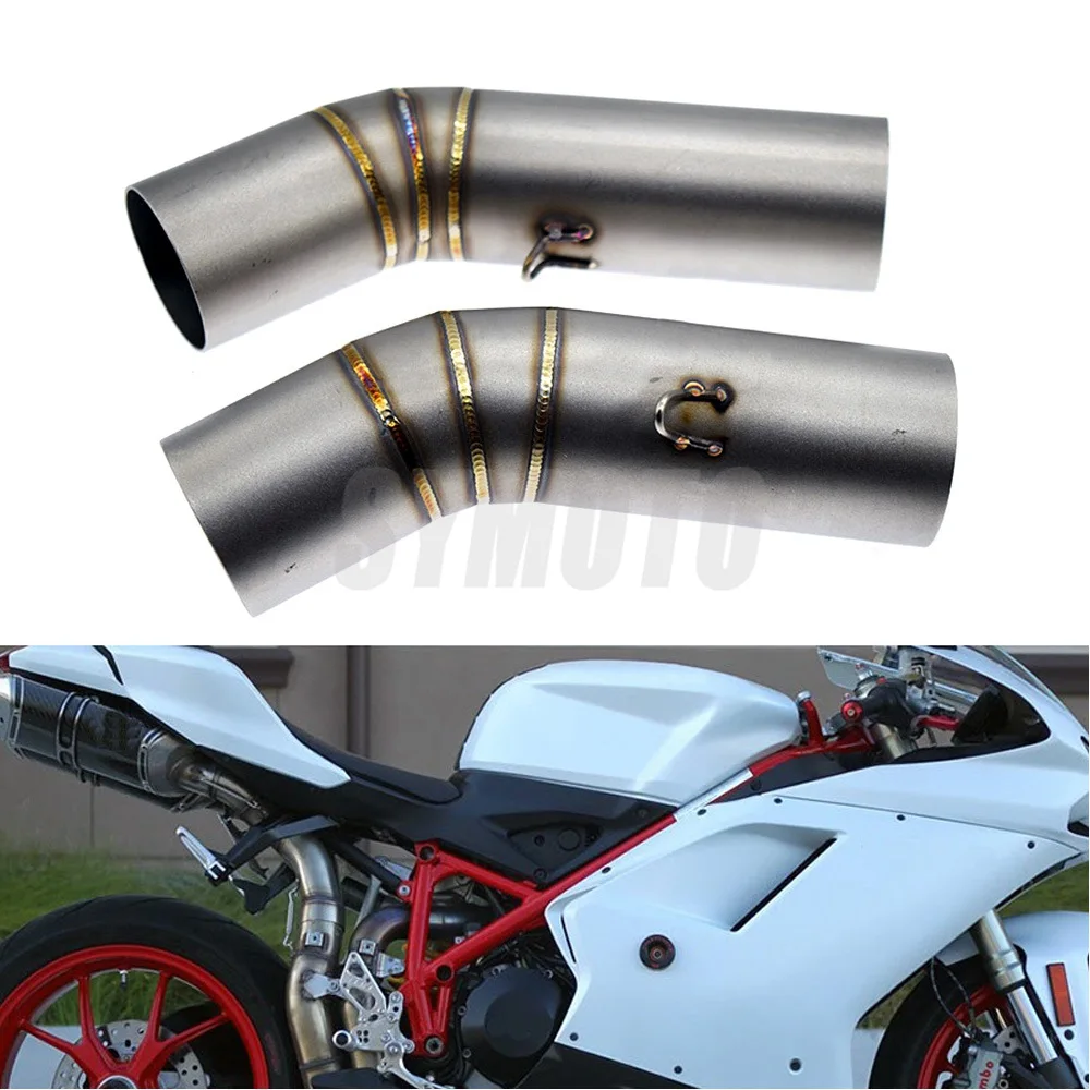 Глушитель для мотоцикла выхлопная труба средней связи Ducati 1098 1098S 2007 2008 1198 1198S 2009 2011