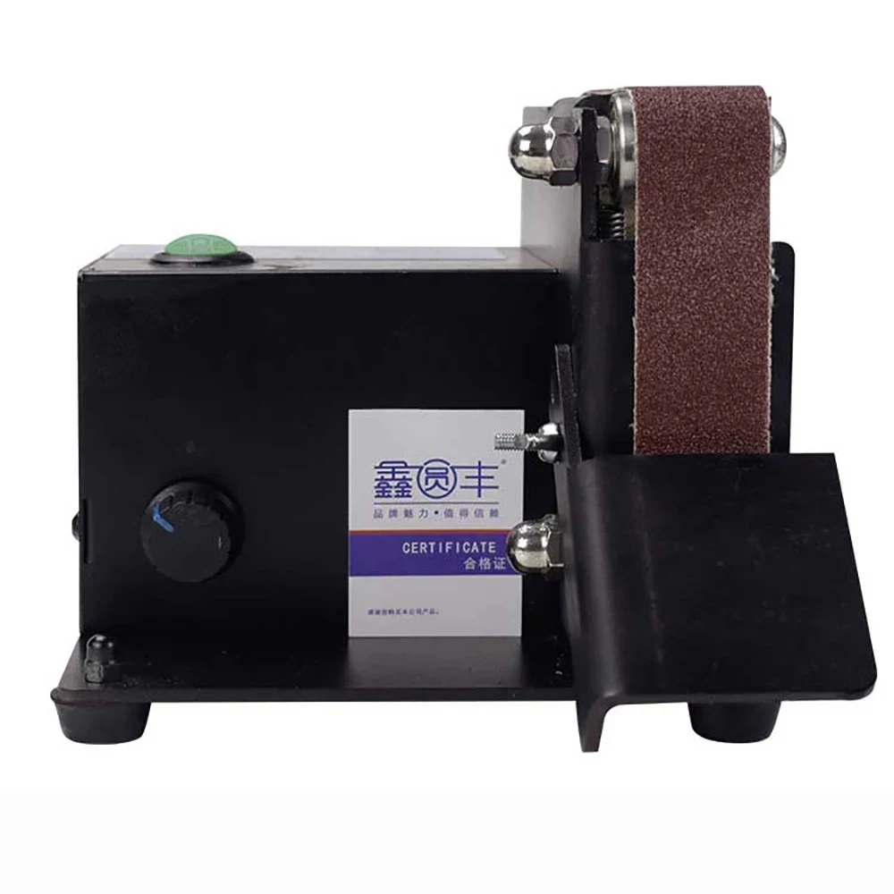 Электрический шлифовальный ленточный мини-станок DIY шлифовальная полировальная
