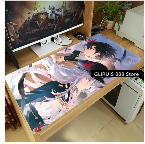 Коврик для мыши Vladilena с аниме 86-восемьдесят Six Milize Shinei нузен утолщенный игровой