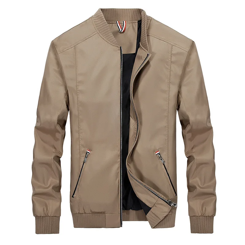 Abrigo cortavientos entallado para hombre, prendas de vestir a la moda, 4XL, ropa de marca, chaqueta informal para hombre 2018 chaqueta de hombre de nuevo estilo cortavientos de moda para hombre