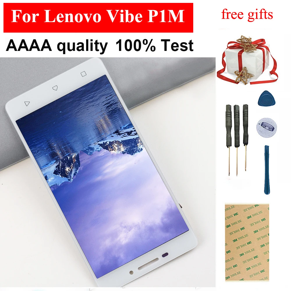 

Для Lenovo Vibe P1M ЖК-дисплей сенсорный экран дигитайзер в сборе для Lenovo Vibe P1M P1ma40 P1mc50 TD-LTE дисплей Замена