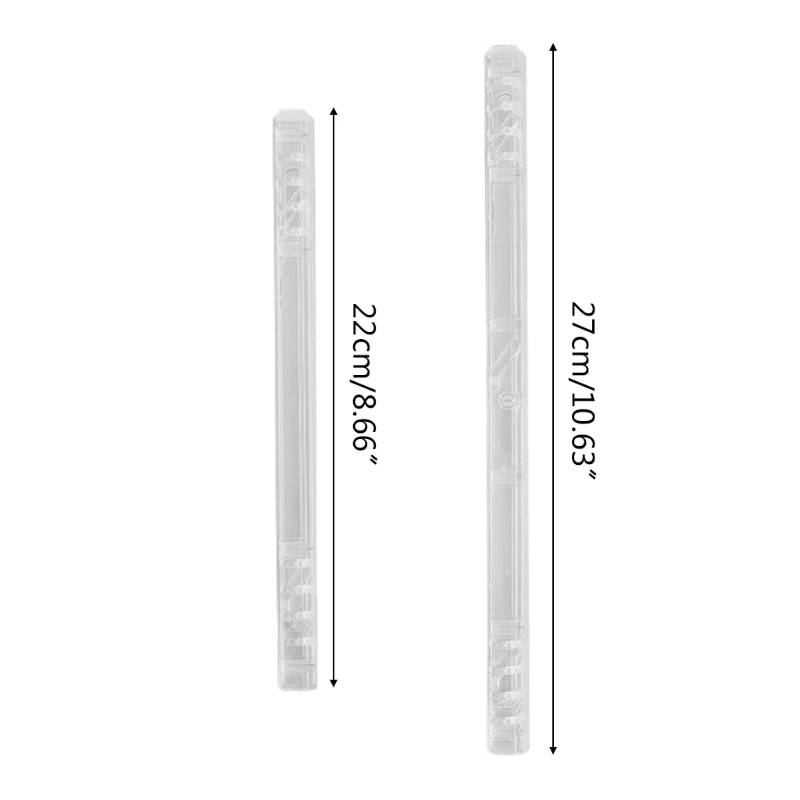 

10 Pcs Circles Loose-leaf Paper Binding Plastic Binder Holes Ring Book Scrapbook